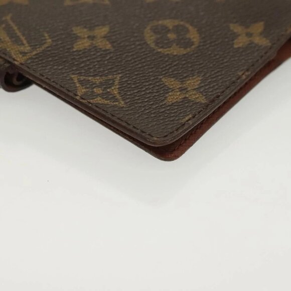 LOUIS VUITTON Monogram Agenda PM Day Planner Cover R20005 LV Auth 138196 - Picture 4 of 16